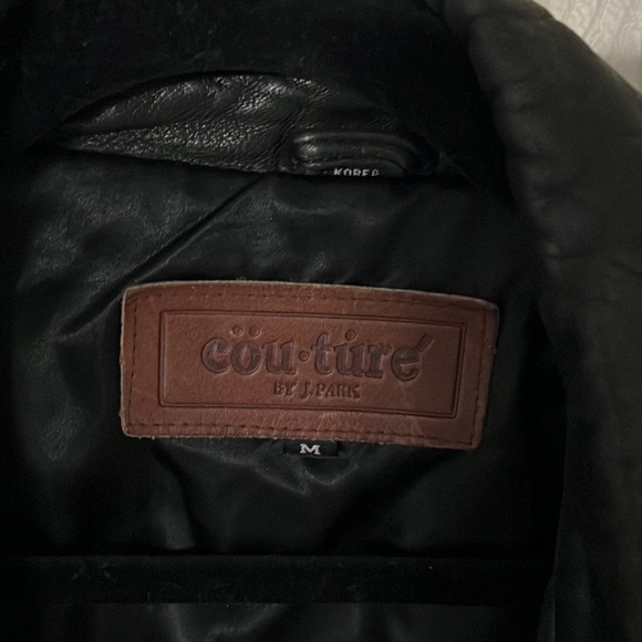 Men’s Leather Bomber Jacket - Picture 2 of 7